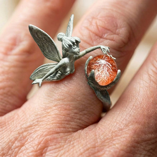 Vintage Angel Fairy Ring