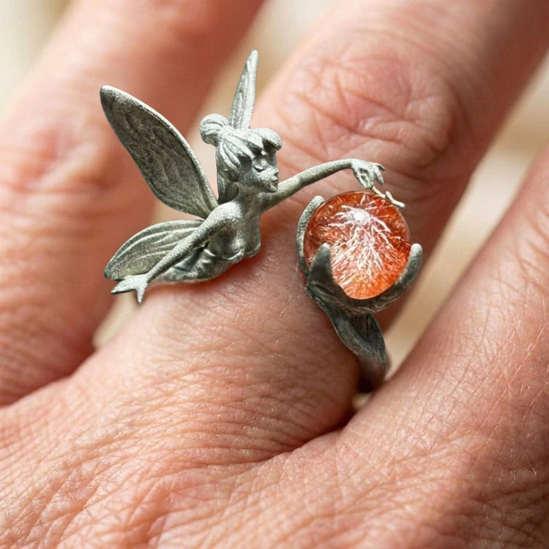 Vintage Angel Fairy Ring