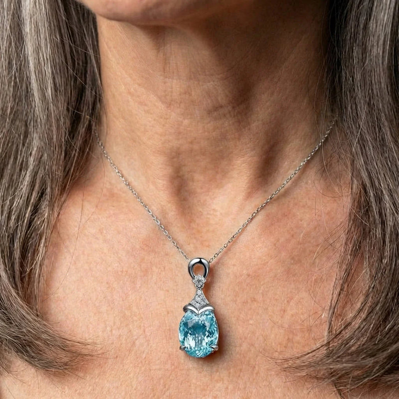 Vintage Aqua Crystal