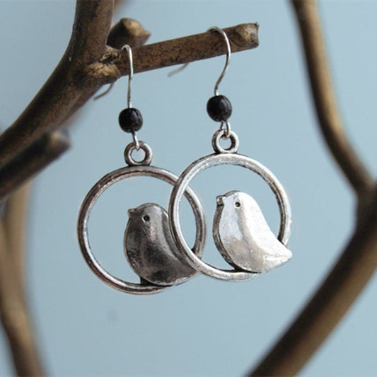Vintage Bird Earrings