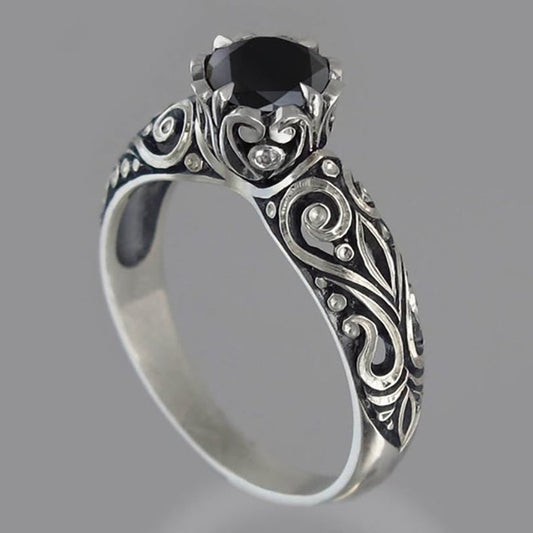 Vintage Black Onyx Ring