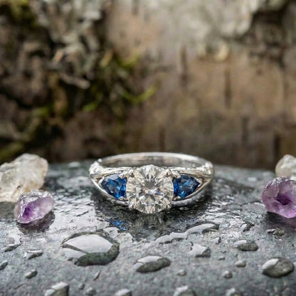 Vintage Boutique White Zircon Rings