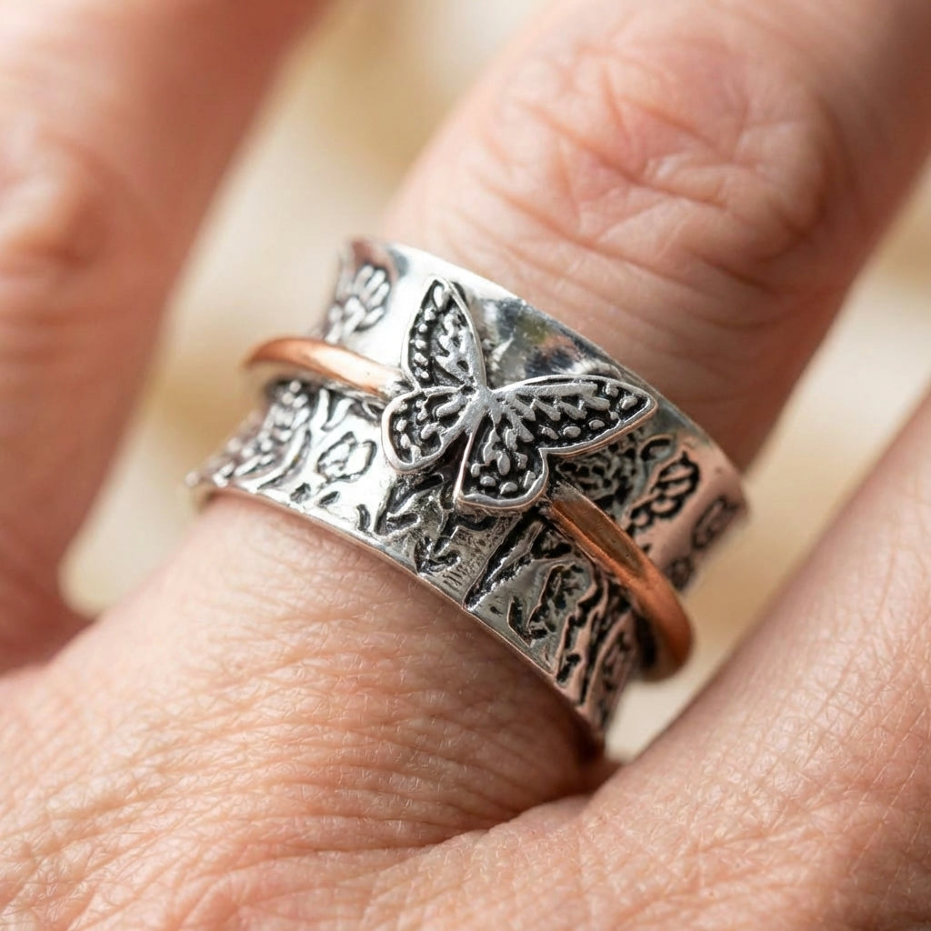 Vintage Butterfly Ring