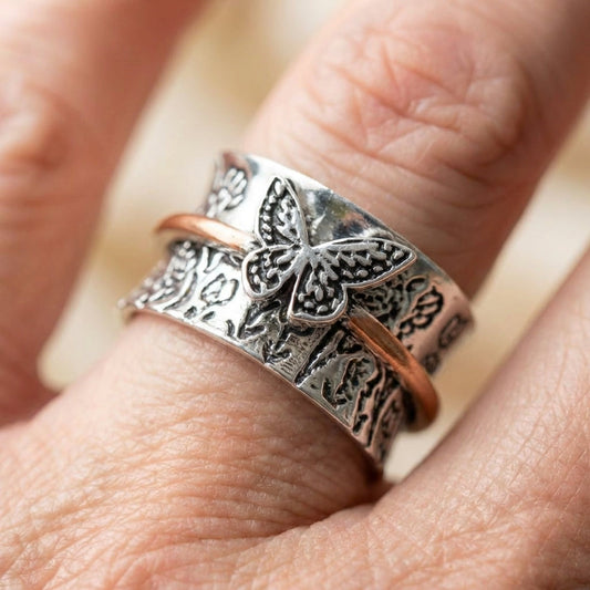 Vintage Butterfly Ring
