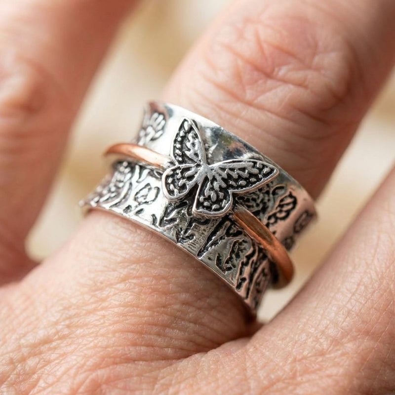 Vintage Butterfly Ring