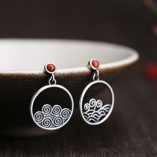 Vintage Carnelian Earrings