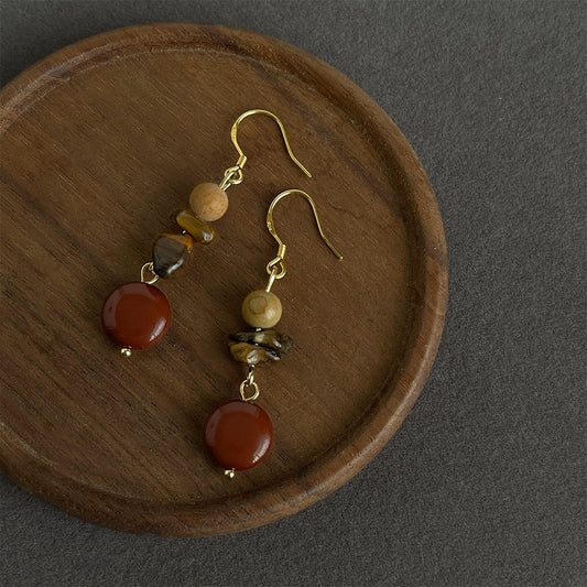 Vintage Carnelian Earrings