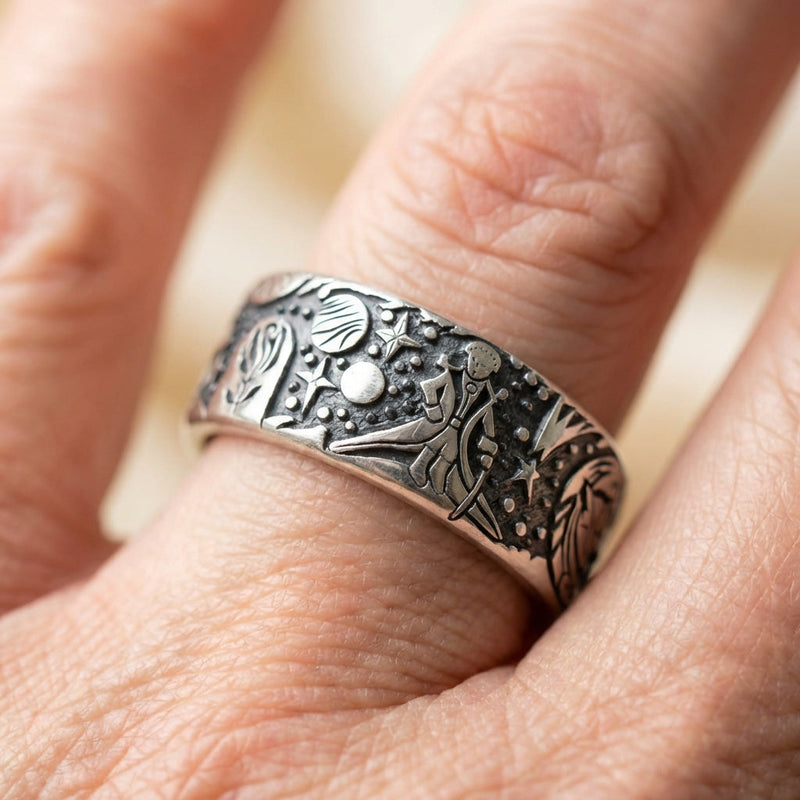 Vintage Carving Statement Ring