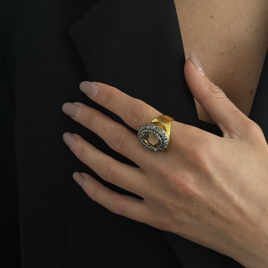 Vintage Citrine Ring
