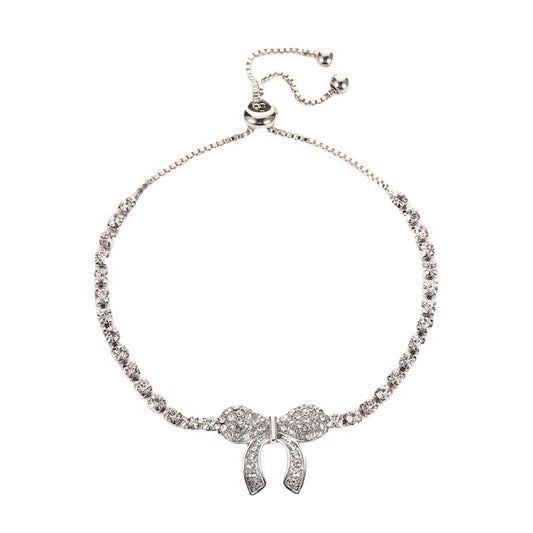 Vintage Crystal Bow Charm