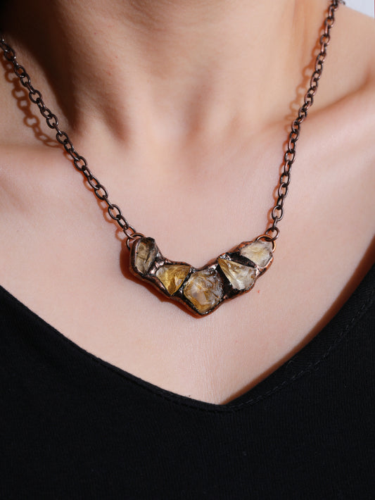 Vintage Crystal Quartz Necklace