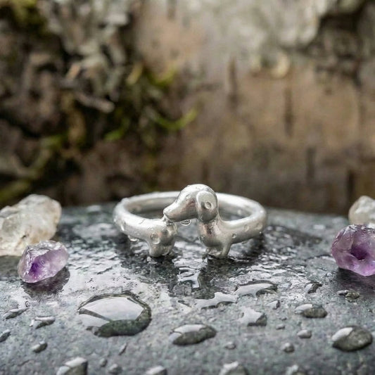 Vintage Dachshund Ring