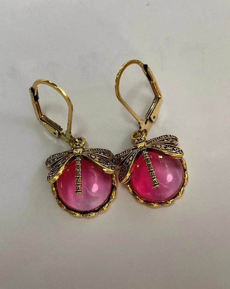 Vintage Dragonfly Earrings