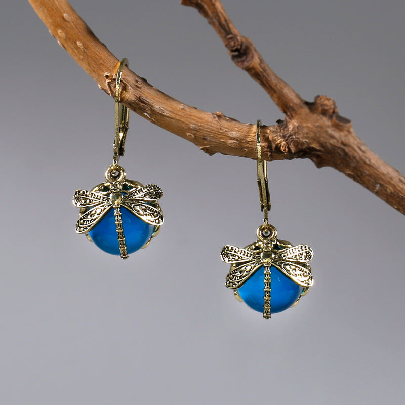 Vintage Dragonfly Earrings