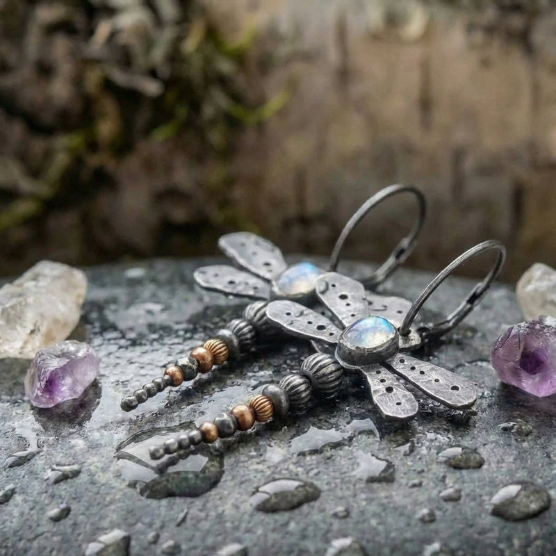 Vintage Dragonfly Earrings