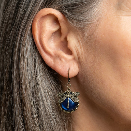 Vintage Dragonfly Earrings