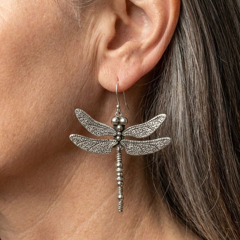 Vintage Dragonfly Earrings