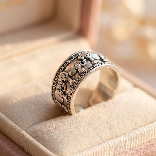 Vintage Elephant Ring