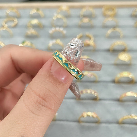 Vintage Emerald Diamond Ring