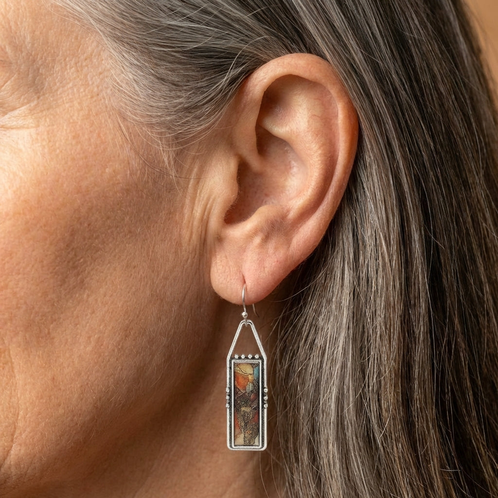Vintage Ethnic Dangle Earrings