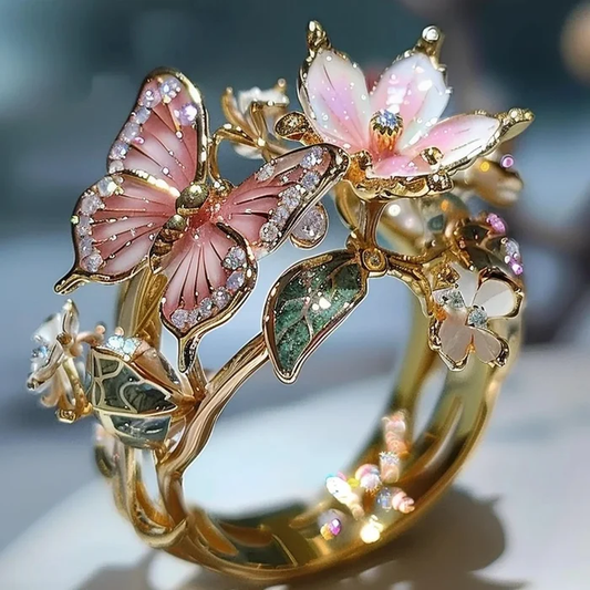 Vintage Floral Ring