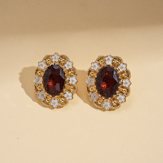 Vintage Garnet Earrings