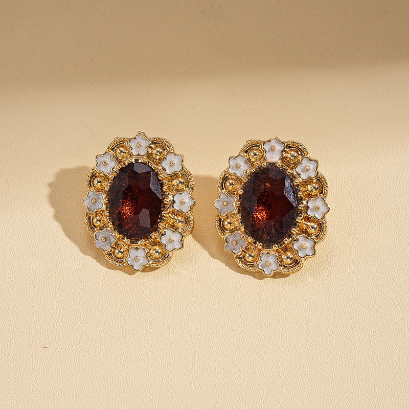 Vintage Garnet Earrings