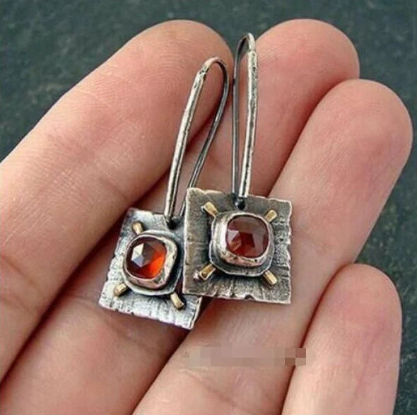 Vintage Garnet Earrings