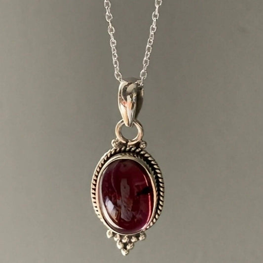 Vintage Garnet Necklace