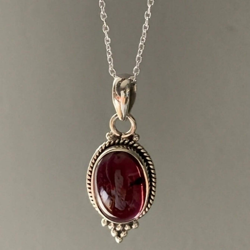 Vintage Garnet Necklace
