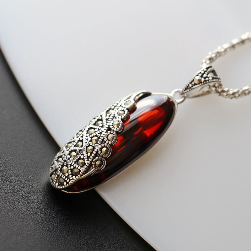 Vintage Garnet Necklace