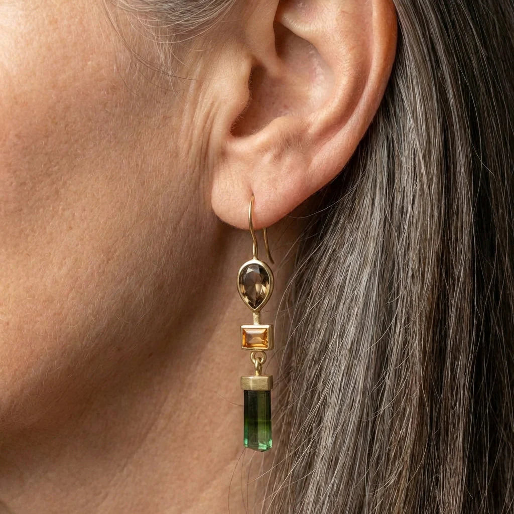 Vintage Gemstone Earrings