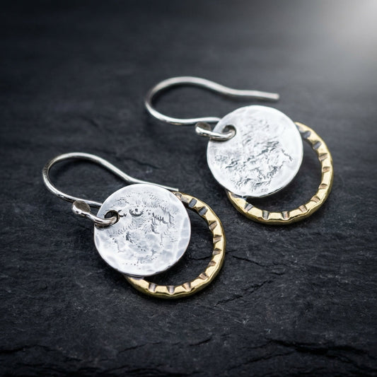 Vintage Gold & Silver Plate Earrings