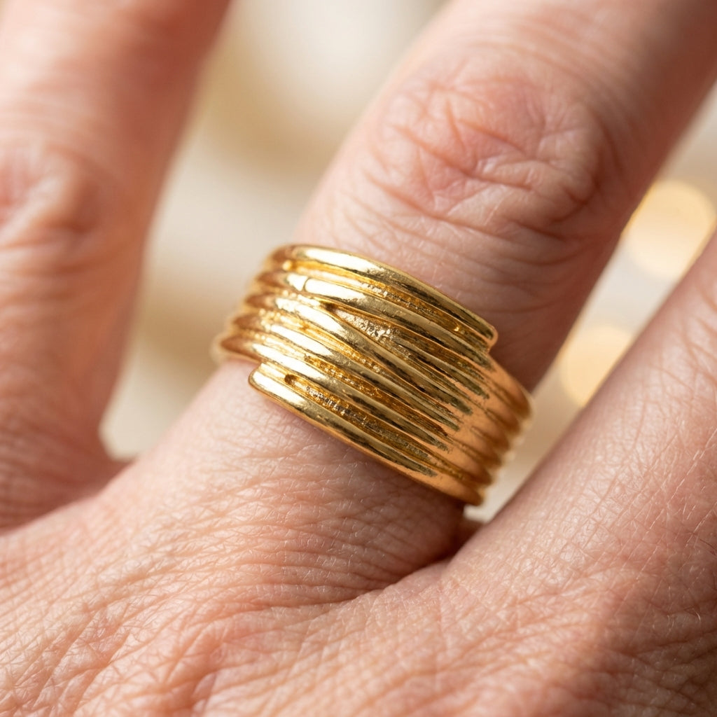 Vintage Gold Wrap Ring