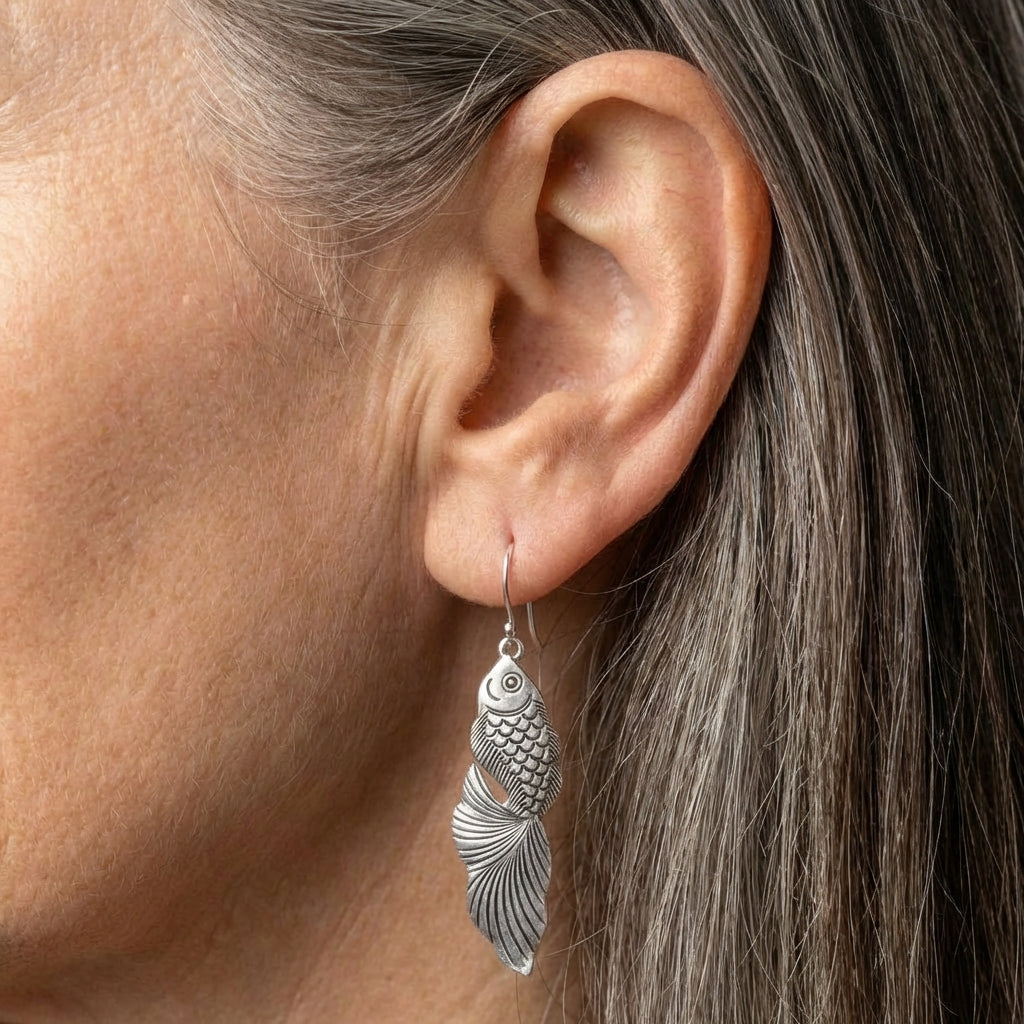 Vintage Goldfish Earrings