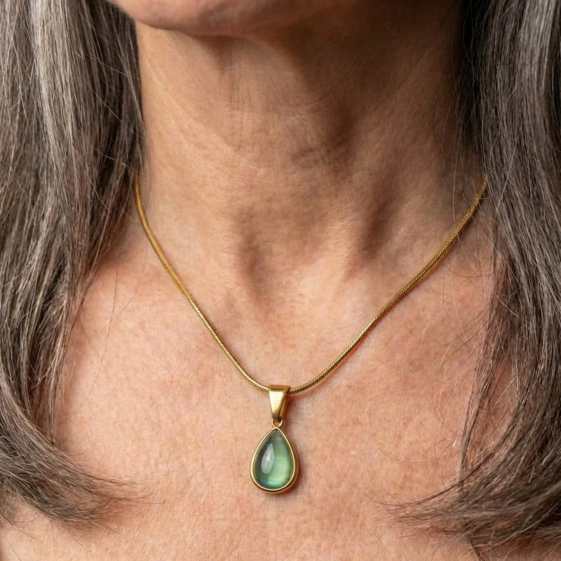 Vintage Green Crystal