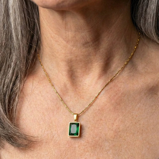 Vintage Green Square