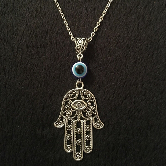 Vintage Hamsa Necklace