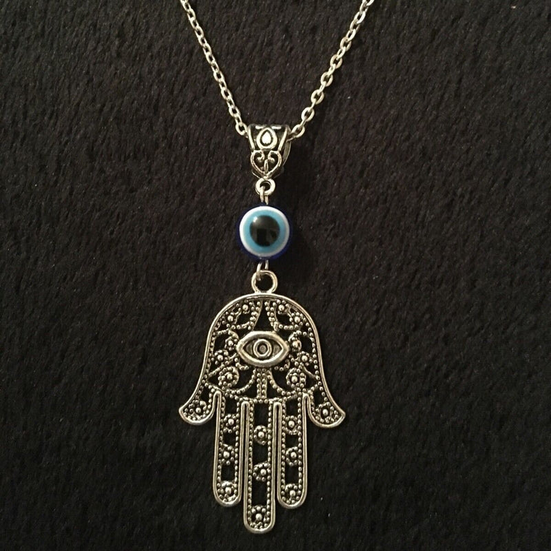 Vintage Hamsa Necklace