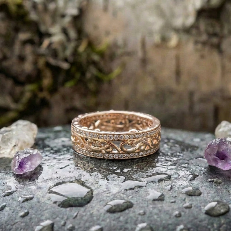 Romantic Gold Ring for Special Moments