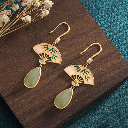 Vintage Jade Earrings