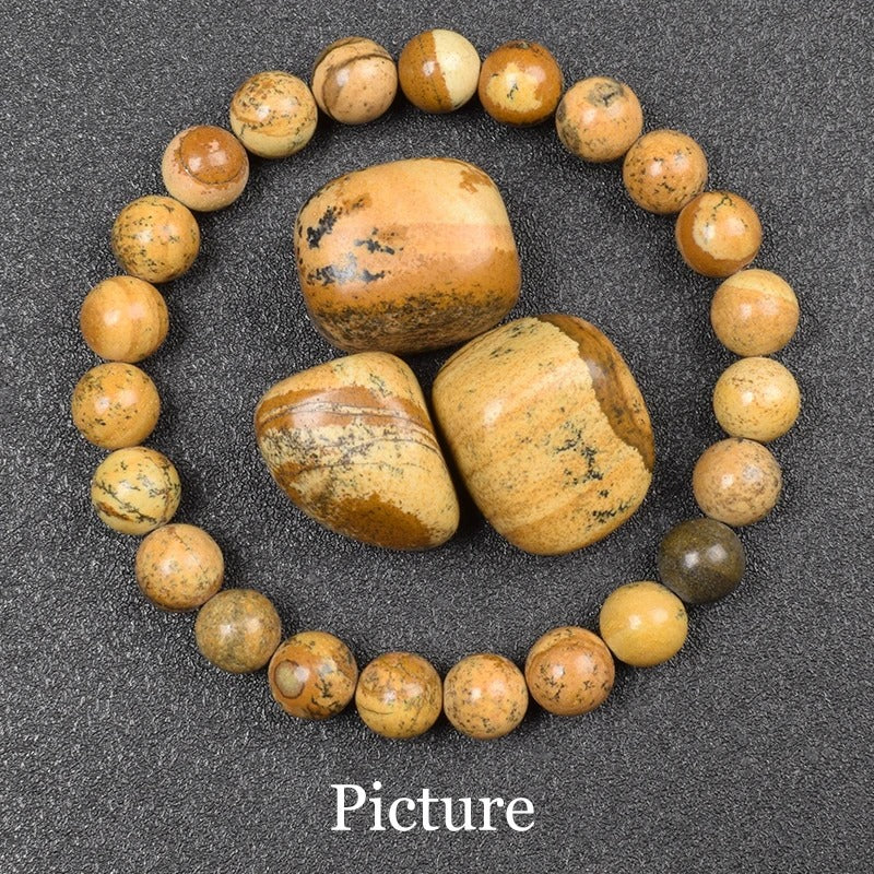 Vintage Jasper Bead Bracelet