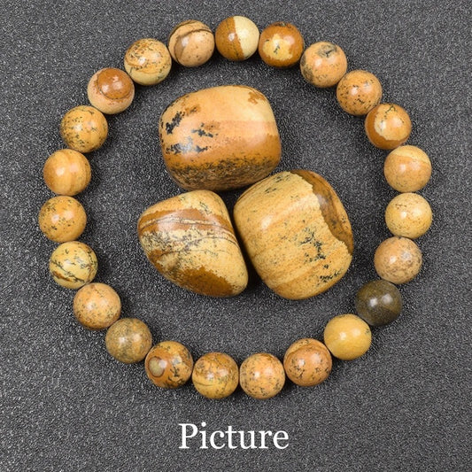 Vintage Jasper Bead Bracelet