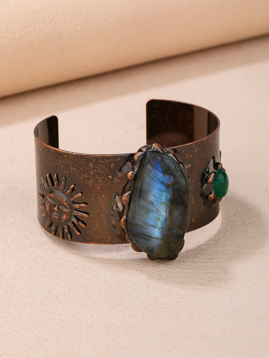 Vintage Labradorite Cuff