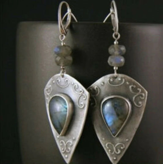 Vintage Labradorite Earrings