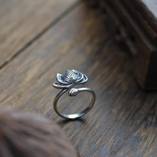 Vintage Lotus Ring