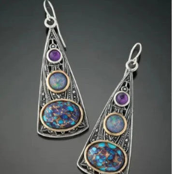Vintage Opal Drop Earrings