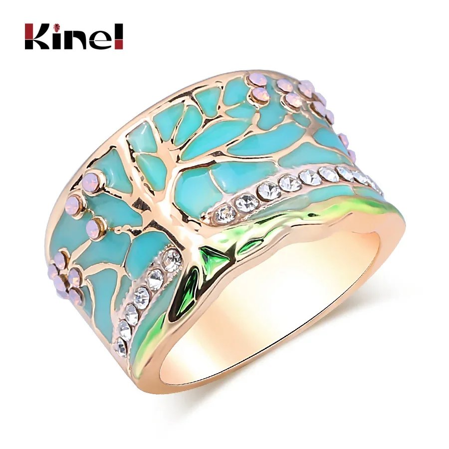 Vintage Opal Tree Ring