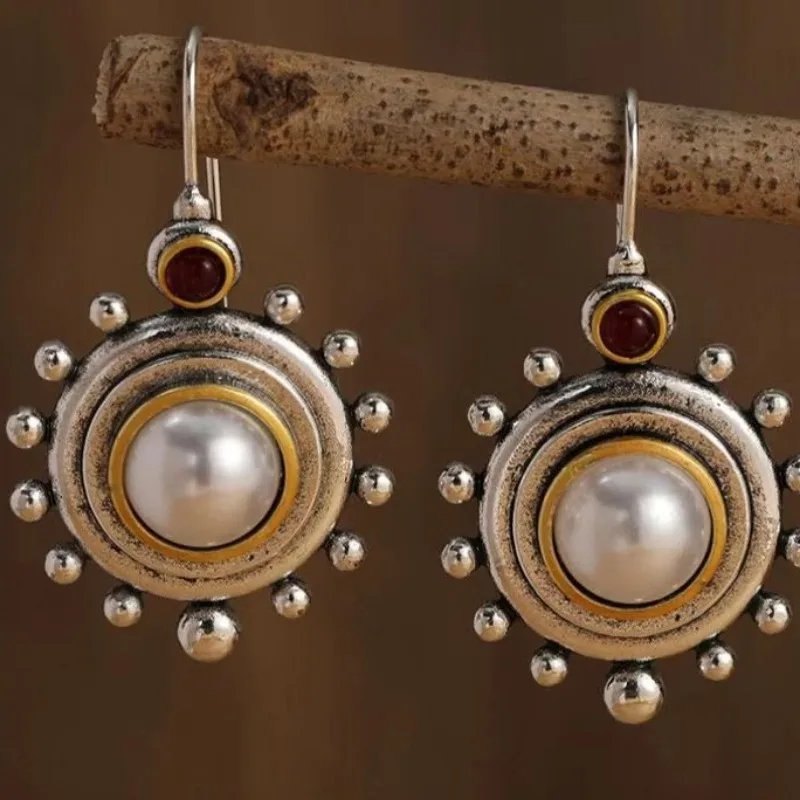 Vintage Pearl Dangle Earrings