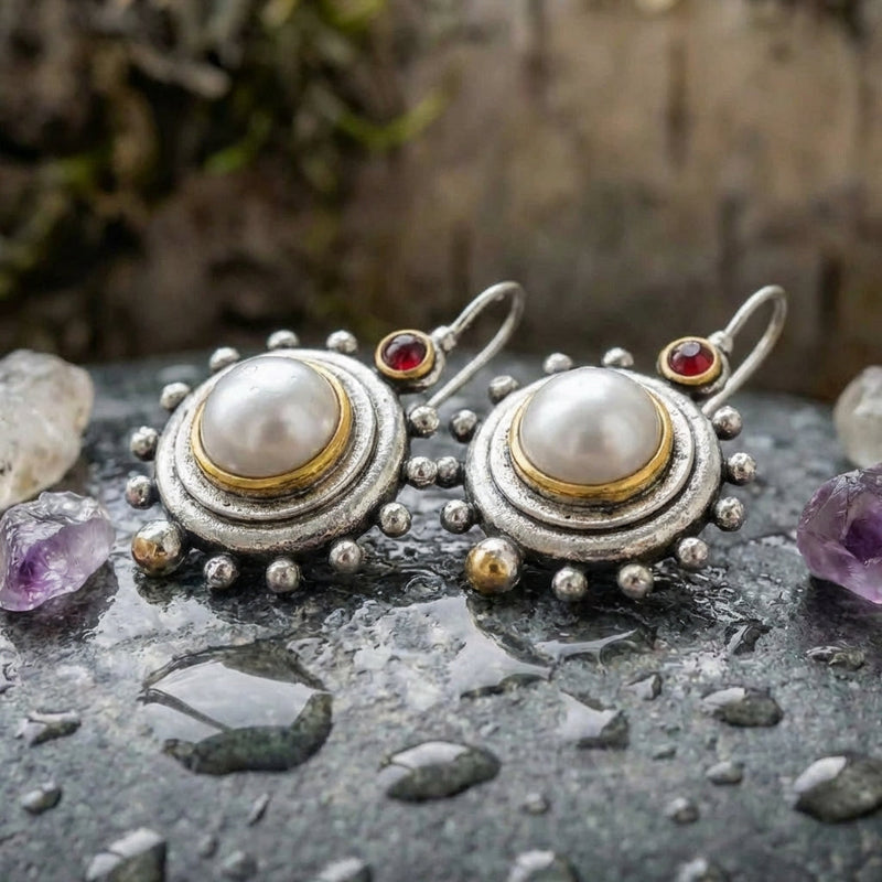 Vintage Pearl Dangle Earrings